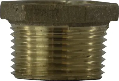 Midland Metal 44508LF Hex Bushing, 3/4 in MPT x 3/8 in FPT, Bronze New Arrival