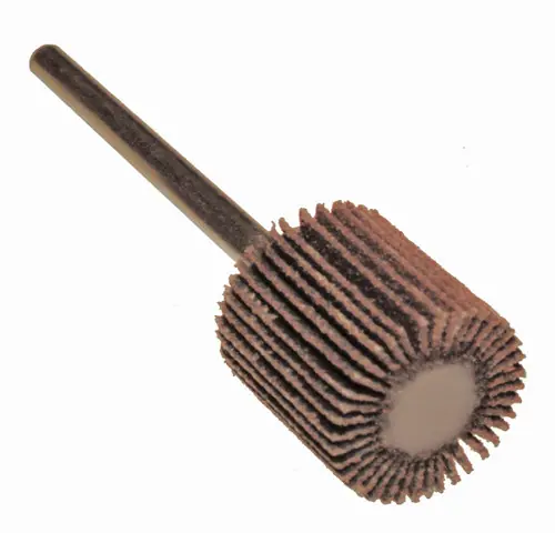 Alfa Tools FW61727 1 3/16" x 1/8" x 1/8 Shank 120 Grit Mini Flap Wheel, 10 Pack Premium