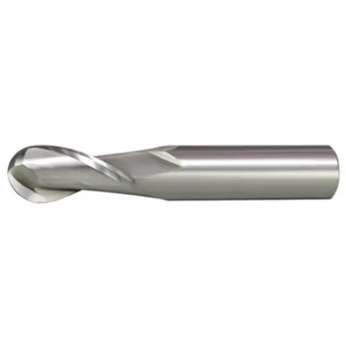 Factory Price Alfa Tools SCB61376 9/32 x 3/16 Carbide 2 Flute Ball Single End Mill