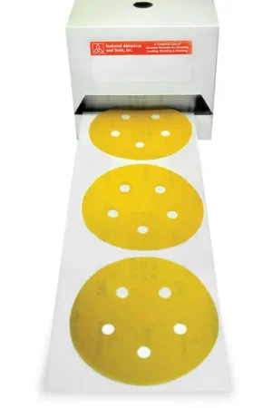 Weekend Sale Alfa Tools PLAG63208 6" x 8 320G Psa Paper Disc, Aluminum Oxide Gold 100/Kiss Cut Roll