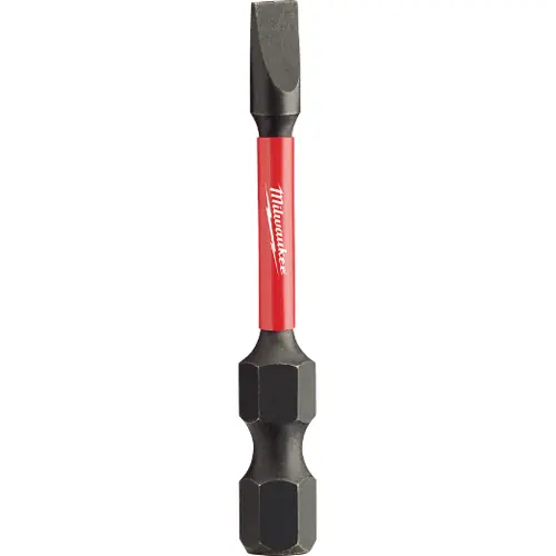 Discount Milwaukee Tool 48-32-4757 SHOCKWAVE Impact Duty 2"Slotted 3/16" Power Bits Bulk 25, 25 Pack