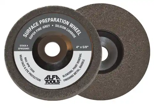 Alfa Tools SPWS20401 4" x 5/8" T27 Silicon Carbide Surface Preparation Wheel, 10 Pack Get Yours