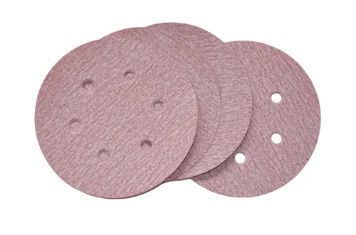 Factory Price Alfa Tools VDAR60800 6" x 0 80G Hook & Loop Paper Disc, Red Aluminum Oxide 100/Box