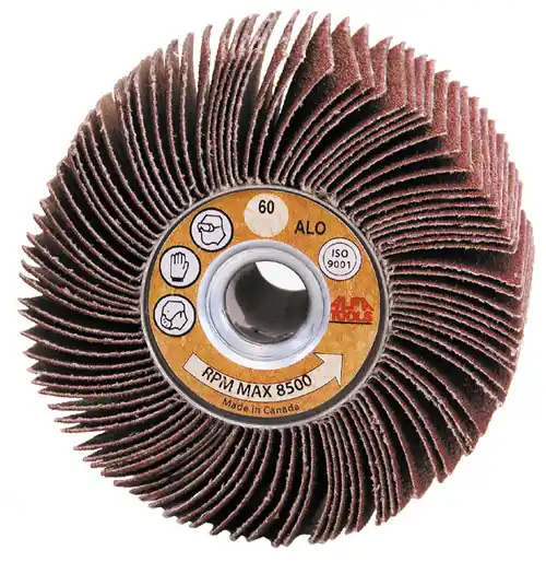 Alfa Tools FW61781 6" x 1 1/2" x 80 Grit Flap Wheel Premium