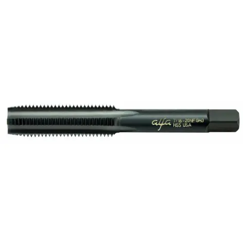 Markdown Alfa Tools HTT80010 5-44 HSS Black Oxide Alfa USA Hand Tap Taper, 12 Pack