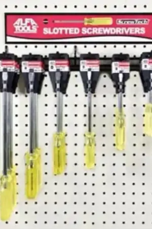 Alfa Tools SCD120H 3/16 x 6-1/8 Slotted Screwdriver Hanger Cheap