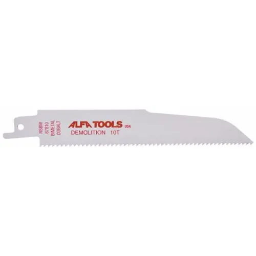 Alfa Tools RSBM6786 6" 6Tpi Demolition Saw Blade, 25 Pack Free Returns