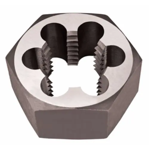Direct From Factory Alfa Tools CSRTD70760 2-1/4 - 8 Carbon Steel Rethreading Hex Die