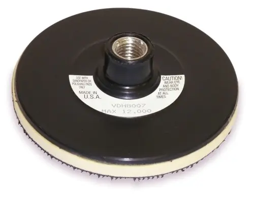Alfa Tools VDH8007 5" x 5/8 Hook & Loop Surf.Disc Holder, 5/8-11 Instant Buy