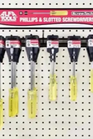 Alfa Tools SCD155H 14 x 8 Spanner Screwdriver Hanger While Supplies Last