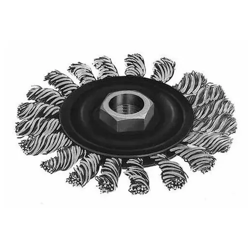 Order Now Milwaukee Tool 48-52-5020 4" Full Cable Twist Knot Wheel - Stainless Steel, 3 Pack