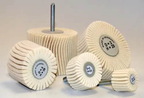 Hot Picks Alfa Tools FW20661 2" x 1" Felt Polishing Flap Wheel Soft, 10 Pack