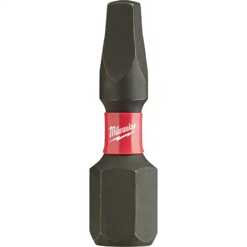 Premium Milwaukee Tool 48-32-4122 SHOCKWAVE Impact Duty 1" Square Recess 2 Insert Bits (25 PK)