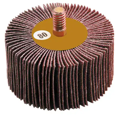 Genuine Alfa Tools FW61753CT 2" x 1/2 120 Grit Flap Wheel Threaded Shank, 10 Pack