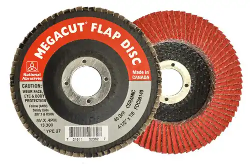 Holiday Sale Alfa Tools FDC78360 7" x 7/8 60 Grit T29 Ceramic Flap Disc, 5 Pack