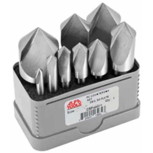 Luxury Alfa Tools CSF17020 5 pc HSS 90° USA Countersink Set