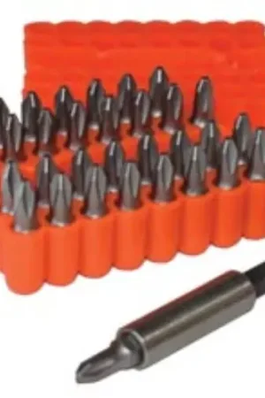 Alfa Tools BBL9003C 35 pc 2 Robertson/ 2 Phillips Bit Block Carded Best Seller