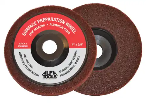 Alfa Tools SPWA10404 7" x 7/8" T27 Aluminum Oxide Surface Preparation Wheel, 10 Pack Time-Limited