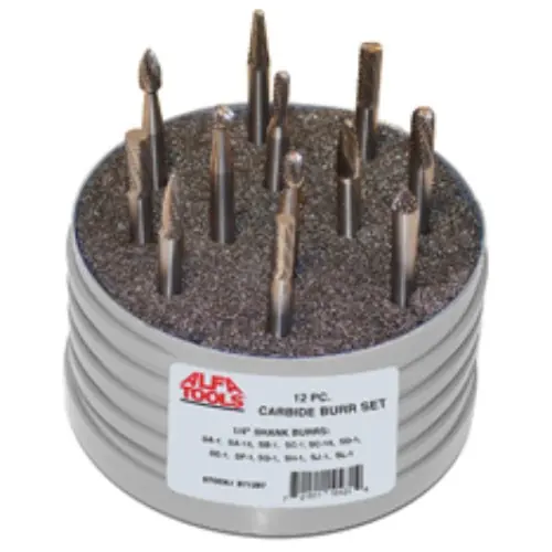 Trending Alfa Tools B71287 12 pc Carbide Burr Set Single Cut