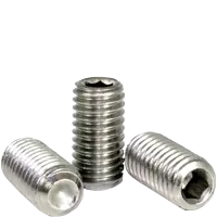 10-24 x 3/8" Socket Set Screws, Cup Point, 18-8 Stainless Steel, Coarse (UNC), Qty 100 Save Now