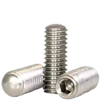 10-24 x 1/2" Socket Set Screws, Oval Point, 18-8 Stainless Steel, Coarse (UNC), Qty 100 Cheap
