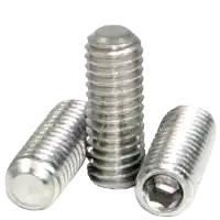 Express Delivery 1/4"-20 x 1" Socket Set Screws, Flat Point, 18-8 Stainless Steel, Coarse (UNC), Qty 100
