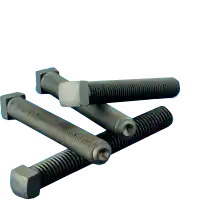 While Supplies Last 1/2"-13 x 7/8" Square Head Set Screws, Cup Point, Plain Finish, Coarse (UNC), Case Hardened, Qty 100