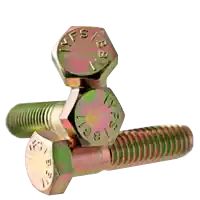 3/4"-10 x 4" Hex Cap Screws, Grade 5, Zinc-Yellow Cr+6, Partial Thread, Coarse (UNC), Medium Carbon Steel, Qty 25 Fan Favorite