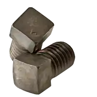 Popular 1/2"-13 x 3/4" Square Head Set Screws, Cup Point, Plain Finish, Full Thread, Coarse (UNC), Alloy Steel, Thru-Hardened, Qty 100