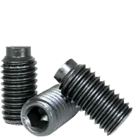 Special Offer 6-32 x 1/2" Socket Set Screws, 1/2 Dog Point, Black Oxide, Coarse (UNC), Alloy Steel, Qty 100