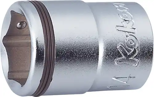 Ko-ken 3450MH-14 3/8 Sq. Dr. Socket 14mm Nut Grip Length 27mm Outer Hex 17mm High Quality