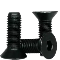 Order Now M8-1.25 x 90 mm Flat Head Socket Cap Screws, Metric Class 12.9, Thermal Black Oxide, Partial Thread, Coarse (UNC), Alloy Steel, DIN 7991, Qty 100