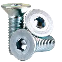 M4-0.70 x 16 mm Flat Head Socket Cap Screws, Metric Class 12.9, Zinc-Bake Cr+3, Full Thread, Coarse (UNC), Alloy Steel, DIN 7991, Qty 100 Don't Miss Out