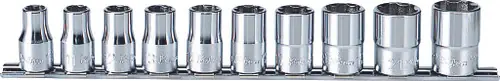 Ko-ken RS4410M/10 1/2 Sq. Dr. Socket set 10-22mm Surface 300mm 10 pieces Budget