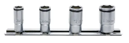 Super Sale Ko-ken RS2350X/4 1/4 Sq. Dr. Socket set 8-14mm Nut Grip 4 pieces