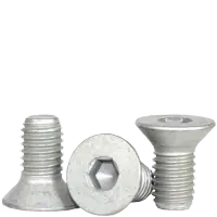 8-32 x 1/2" Flat Head Socket Cap Screws, Mechanical Zinc Cr+3, Full Thread, Coarse (UNC), Alloy Steel, Qty 100 Grab Now
