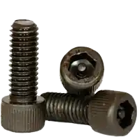 Hassle-Free Returns 10-32 x 1" Socket Head Cap Screws, Tamper-Resistant, Thermal Black Oxide, Full Thread, Fine (UNF), Alloy Steel, Qty 100