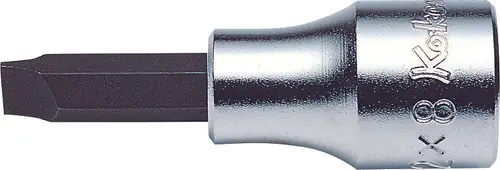 Ko-ken 3005-5 3/8 Sq. Dr. Bit Socket Slotted 1.0X5.5 Length 60mm Free Returns