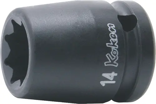 Ko-ken 14415M-27 1/2 Sq. Dr. Socket 27mm Double Square Length 46mm Special Discount