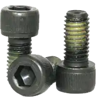 Grab Now 4-40 x 5/8" Socket Head Cap Screws, Nylon-Patch Thermal Black Oxide, Full Thread, Coarse (UNC), Alloy Steel, Qty 100