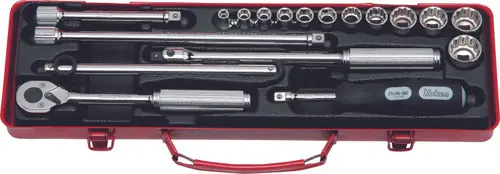 Ko-ken 3200A 3/8 Sq. Dr. Socket set 6, 12 point 18 pieces Next Day Delivery