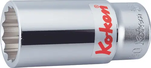 Flash Sale Ko-ken 6305M-44 3/4 Sq. Dr. Socket 44mm 12 point Length 90mm