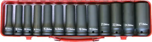 Price Cut Ko-ken 14208M 1/2 Sq. Dr. 13 Piece Impact Deep 6-Point Socket Set 10-27mm