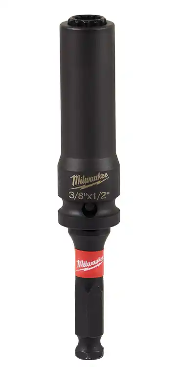 Milwaukee Tool 49-66-5119 SHOCKWAVE Impact Duty Lineman‘s 12PT 3/8"& 1/2" 2-in-1 Socket Mega Sale