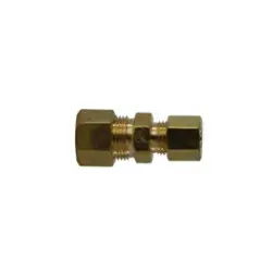 AMC 700082-0605 Reducing Union, 3/8 in Compression x 5/16 in Compression Compression, Brass Same Day Shipping