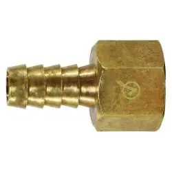Free Returns AMC 707002-0804 Rigid Adapter, 1/2 in Hose Barbed x 1/4 in FIP, Brass