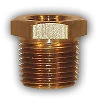 Mid-America Fittings 23226X2 Bushing, 3/8 in MIP x 1/8 in FIP, 3/4 in, Brass Today Only