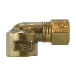 AMC 700070-1012 90 deg Elbow, 5/8 in Compression x 3/4 in FPT, Brass High Quality