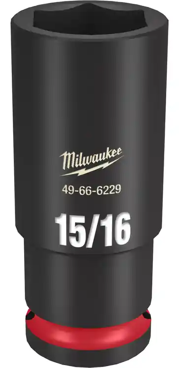 Milwaukee Tool 49-66-6229 SHOCKWAVE Impact Duty 1/2" Drive 15/16" Deep 6 Point Socket Factory Price