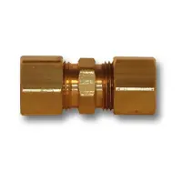 Affordable Mid-America Fittings 262X6 Union, 3/8 in Compression x 3/8 in Compression, Brass